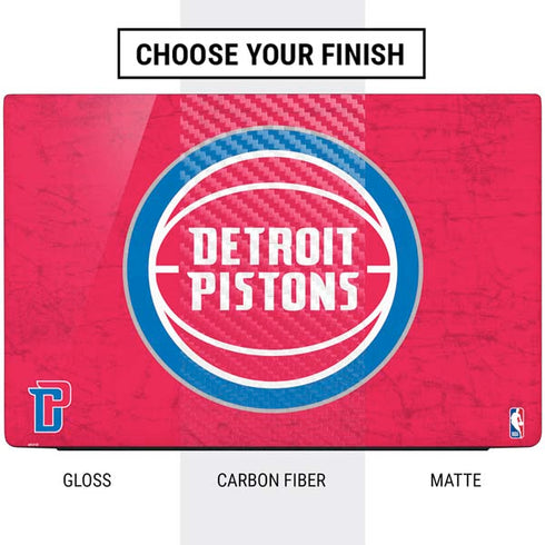 NBA Detroit Pistons Distressed Dell Vostro Skin